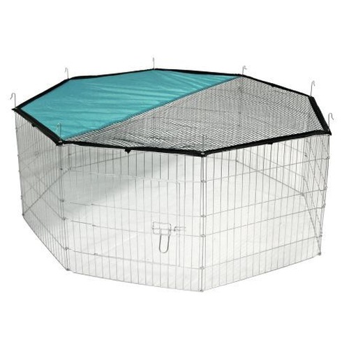 Ryom Rabbit Run Covered Galvanized 8 Bays - Byg selv kaninbur - Byg-selv.info