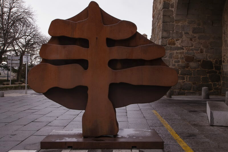 skulptur i cortenstål