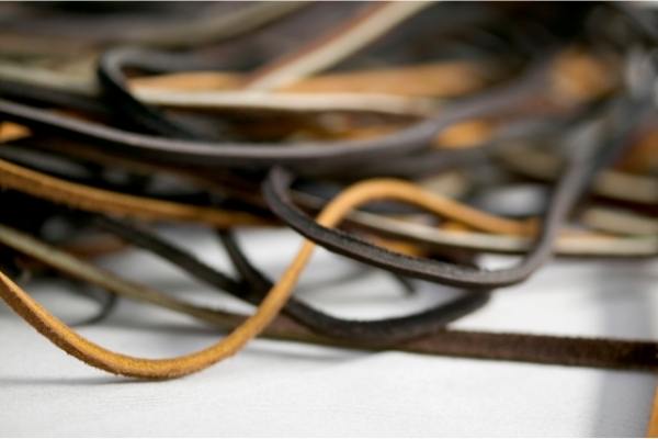 brune ruskindssnoer til DIY projecter