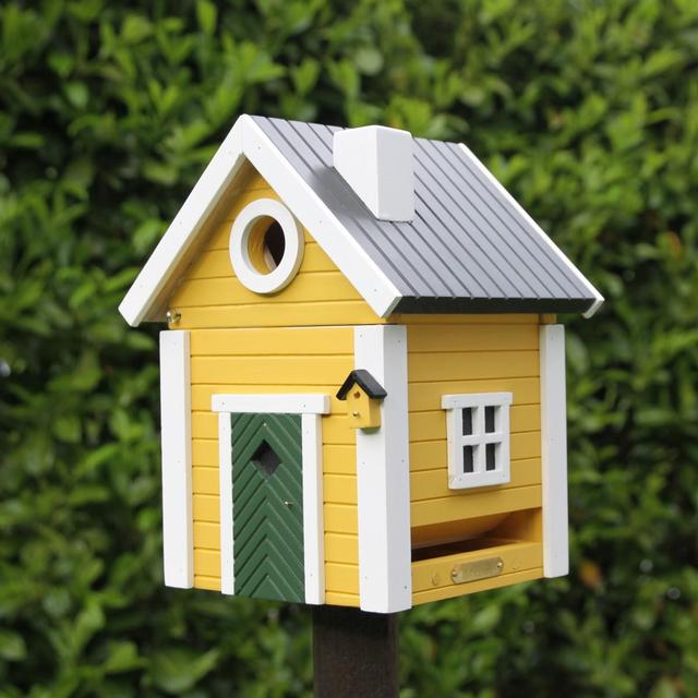 Wildlife Garden fuglehus/foderautomat - De Stijl - Byg selv fuglehus - Byg-selv.info