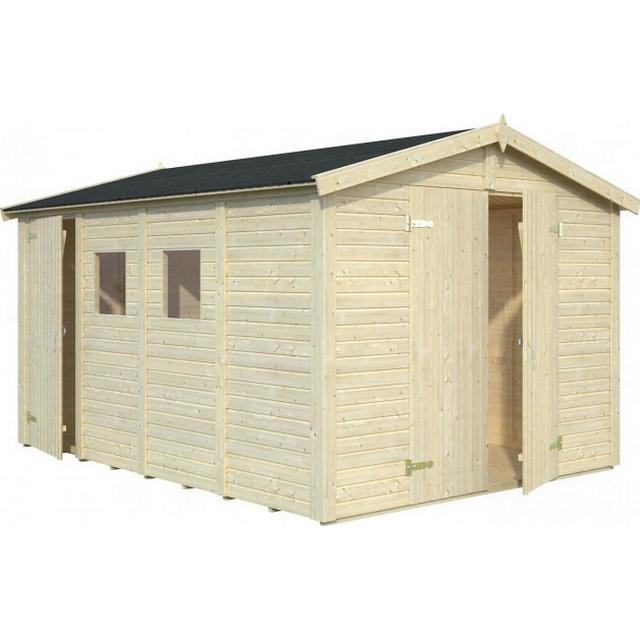 Polhus Dan 10.0 m² - Byg selv træhytte - Byg-selv.info