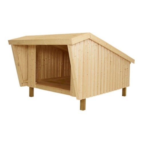Plus Shelter i ubehandlet 225 x 291 x 170 cm