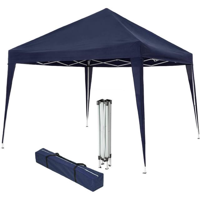 tectake Foldbar Havepavillon Linosa 3x3 m Grå - Guide: Pavillon til haven - Byg-selv.info