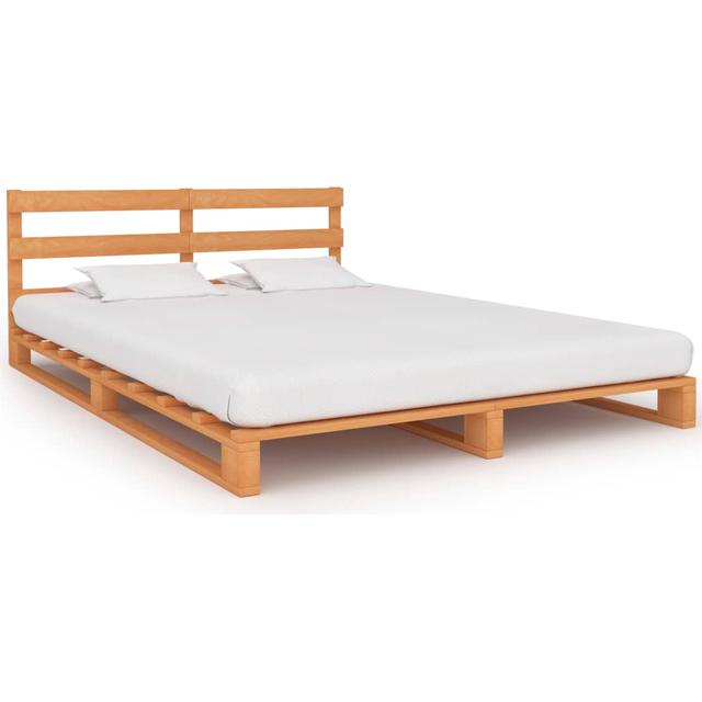 vidaXL Pallet Sengeramme 200X200cm - Byg selv palleseng - Byg-selv.info